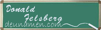 Donald Felsberg Visitenkarte